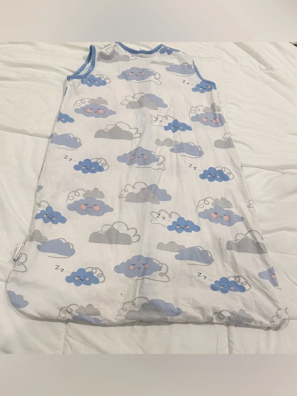 Tillyou Blue Cloud Wearable Blanket Sleep Sack Infant Toddler 15